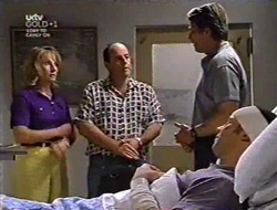 Ruth Wilkinson, Philip Martin, Geoff Burke, Ben Atkins in Neighbours Episode 