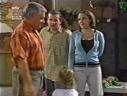 Lou Carpenter, Toadie Rebecchi, Libby Kennedy, Louise Carpenter (Lolly) in Neighbours Episode 3011