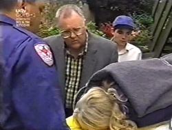 Harold Bishop, Madge Bishop, Paul McClain in Neighbours Episode 