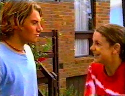 Joel Samuels, Hannah Martin in Neighbours Episode 