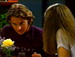 Joel Samuels, Hannah Martin in Neighbours Episode 