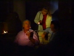 Lou Carpenter, Ruth Wilkinson, Philip Martin in Neighbours Episode 