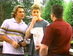 Joel Samuels, Lance Wilkinson, Toadie Rebecchi in Neighbours Episode 