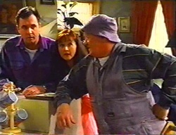 Karl Kennedy, Susan Kennedy, Jock Finch in Neighbours Episode 3441