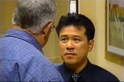 Harold Bishop, Roger Chan in Neighbours Episode 3739