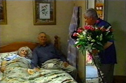Madge Bishop, Harold Bishop, Lou Carpenter in Neighbours Episode 3739