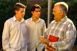 Tad Reeves, Paul McClain, Harold Bishop in Neighbours Episode 