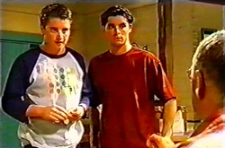 Tad Reeves, Paul McClain, Harold Bishop in Neighbours Episode 