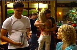 Matt Hancock, Dee Bliss, Darcy Tyler, Tess Bell in Neighbours Episode 