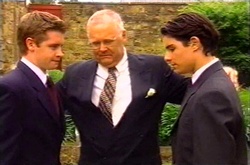 Tad Reeves, Harold Bishop, Paul McClain in Neighbours Episode 3744