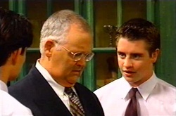 Paul McClain, Harold Bishop, Tad Reeves in Neighbours Episode 