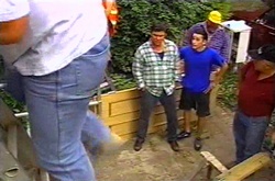 Joe Scully, Jack Scully, Tom Hendley in Neighbours Episode 3748