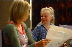 Maggie Hancock, Emily Hancock in Neighbours Episode 