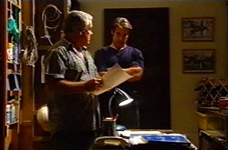 Lou Carpenter, Drew Kirk in Neighbours Episode 