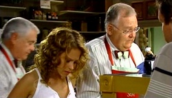 Lou Carpenter, Serena Bishop, Harold Bishop, David Bishop in Neighbours Episode 