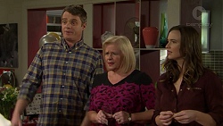 Gary Canning, Sheila Canning, Amy Williams in Neighbours Episode 