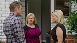 Gary Canning, Sheila Canning, Brooke Butler in Neighbours Episode 