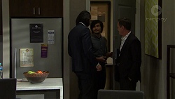 Leo Tanaka, David Tanaka, Paul Robinson in Neighbours Episode 7494