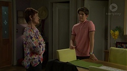 Susan Kennedy, Angus Beaumont-Hannay in Neighbours Episode 7501