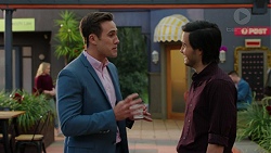 Aaron Brennan, David Tanaka in Neighbours Episode 