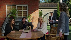 Paige Novak, Brad Willis, Lauren Turner, Jack Callahan, Sonya Rebecchi in Neighbours Episode 