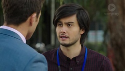 Aaron Brennan, David Tanaka in Neighbours Episode 