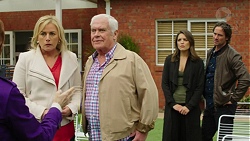 Lauren Turner, Lou Carpenter, Paige Novak, Brad Willis in Neighbours Episode 