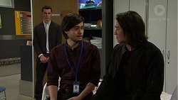 Jack Callahan, David Tanaka, Leo Tanaka in Neighbours Episode 