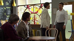 Maxine Cowper, Brad Willis, Ned Willis, Mark Brennan in Neighbours Episode 7510