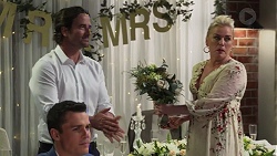 Brad Willis, Lauren Turner, Jack Callahan in Neighbours Episode 