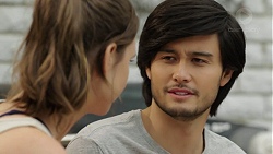 Amy Williams, David Tanaka in Neighbours Episode 7512