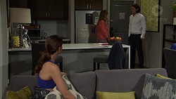 Amy Williams, Sonya Rebecchi, Leo Tanaka in Neighbours Episode 7515
