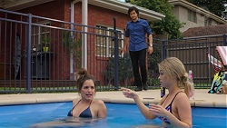 David Tanaka, Paige Smith, Courtney Grixti in Neighbours Episode 7516