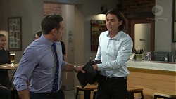 Aaron Brennan, Leo Tanaka in Neighbours Episode 