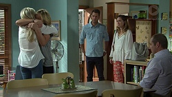 Andrea Somers (posing as Dee), Steph Scully, Mark Brennan, Sonya Rebecchi, Toadie Rebecchi in Neighbours Episode 7521