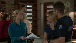 Ellen Crabb, Steph Scully, Mark Brennan in Neighbours Episode 7522