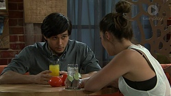 David Tanaka, Paige Smith in Neighbours Episode 7524