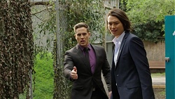 Aaron Brennan, Leo Tanaka in Neighbours Episode 7524