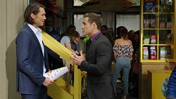 Leo Tanaka, Aaron Brennan in Neighbours Episode 