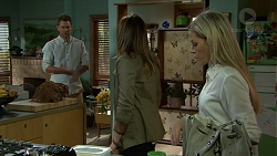 Mark Brennan, Sonya Rebecchi, Andrea Somers (posing as Dee) in Neighbours Episode 7526