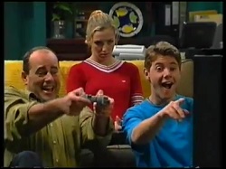 Philip Martin, Amy Greenwood, Lance Wilkinson in Neighbours Episode 