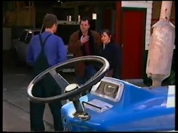 Felix Tishler, Karl Kennedy, Susan Kennedy in Neighbours Episode 