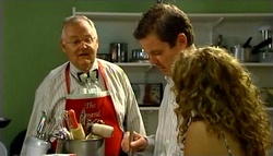 Harold Bishop, David Bishop, Serena Bishop in Neighbours Episode 4751