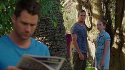 Mark Brennan, Tyler Brennan, Piper Willis in Neighbours Episode 7530