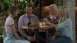 Willow Somers (posing as Willow Bliss), Toadie Rebecchi, Sheila Canning, Andrea Somers (posing as Dee) in Neighbours Episode 7530