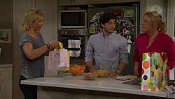 Steph Scully, David Tanaka, Lauren Turner in Neighbours Episode 