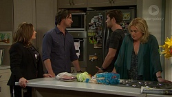 Terese Willis, Brad Willis, Ned Willis, Lauren Turner in Neighbours Episode 7533