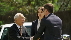 Mr Udagawa, Jasmine Udagawa, Paul Robinson in Neighbours Episode 