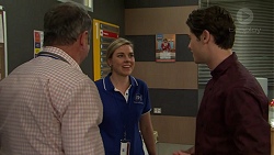 Karl Kennedy, Sandra Kriptic, Ben Kirk in Neighbours Episode 7549