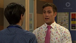 David Tanaka, Aaron Brennan in Neighbours Episode 